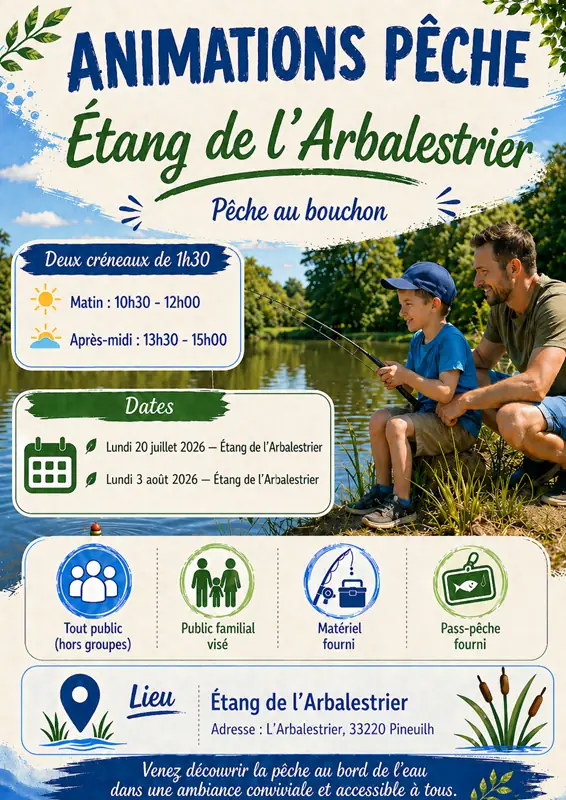 Animations pêche LEADER