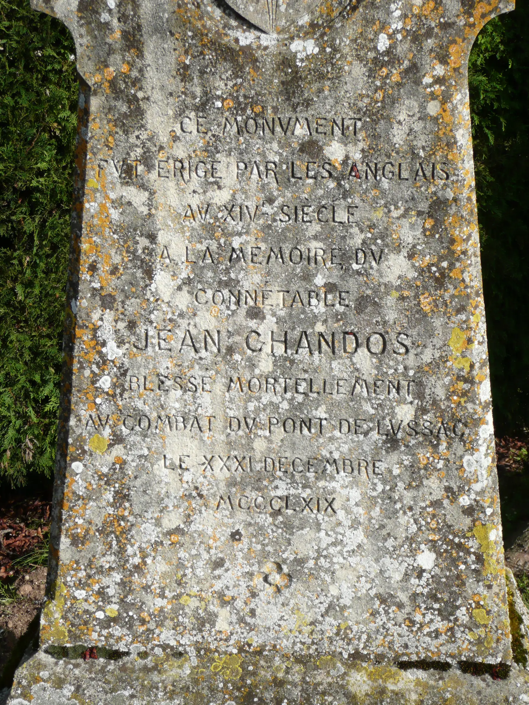Cénotaphe de Jean Chandos