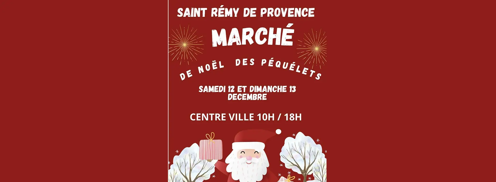 Marché de Noël des Péquélets à Saint-Rémy-de-Provence