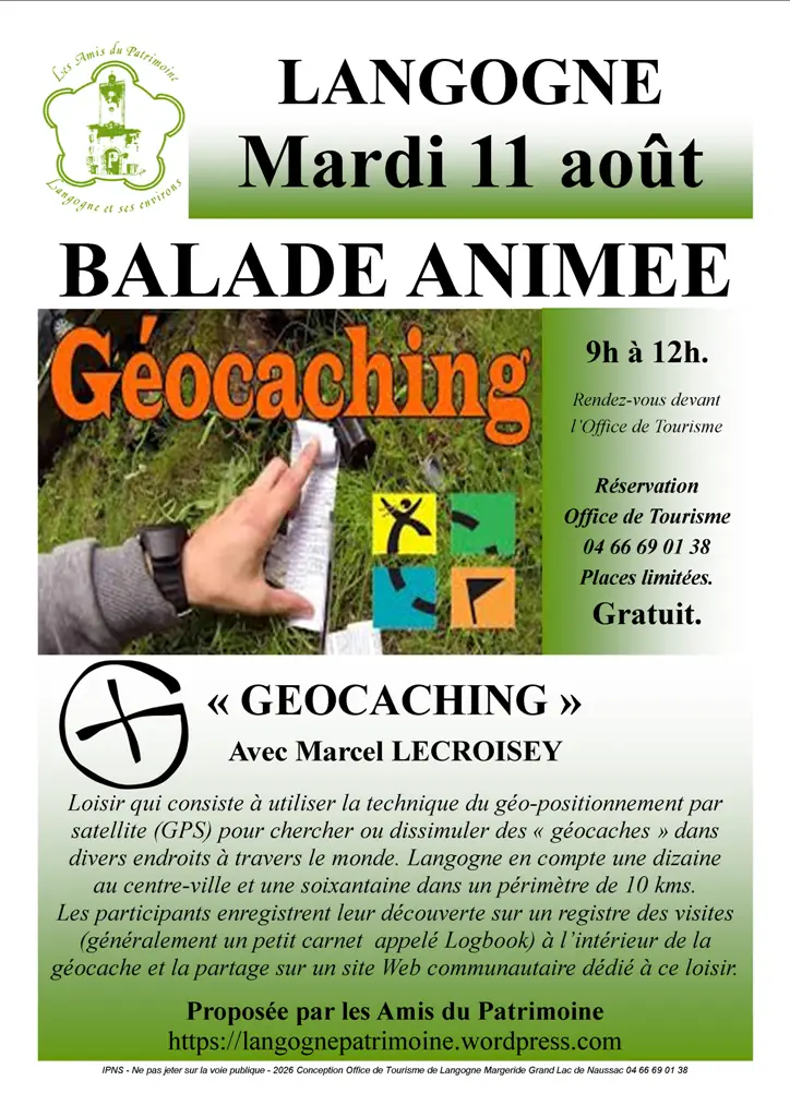 BALADE ANIMÉE GÉOCACHING