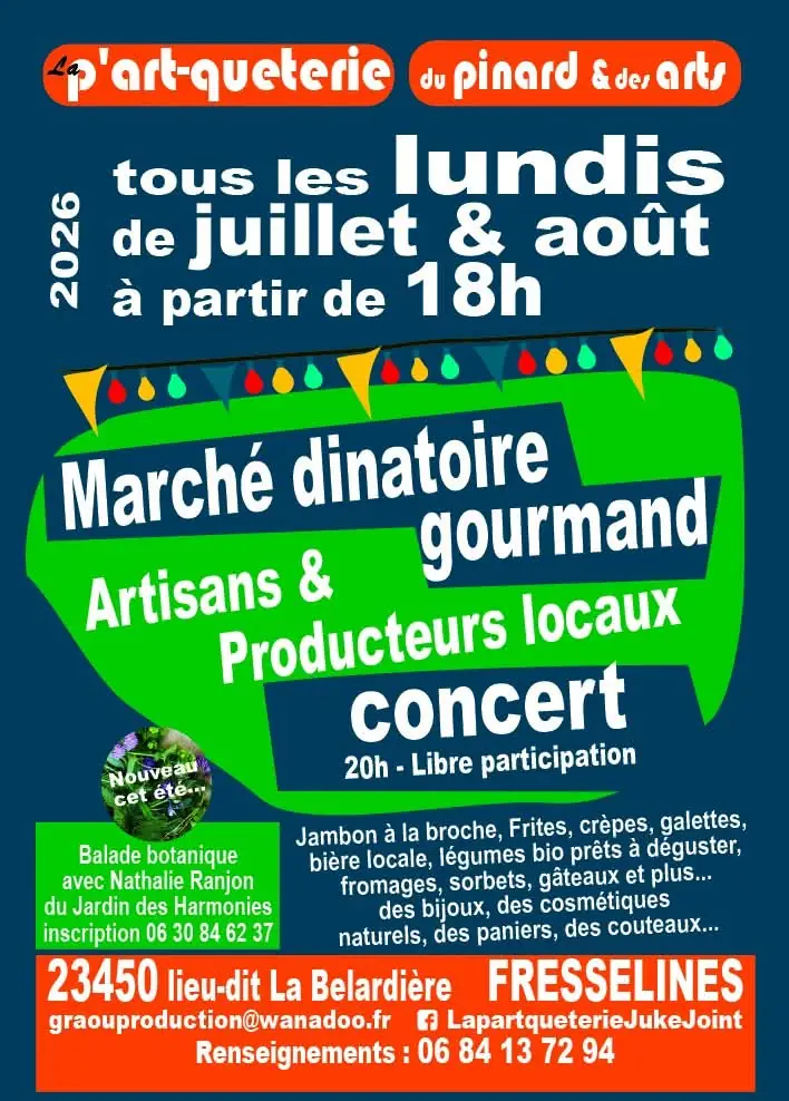 Marché dinatoire et concert