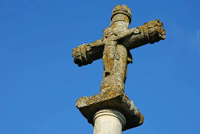 Croix route de Lécourt
