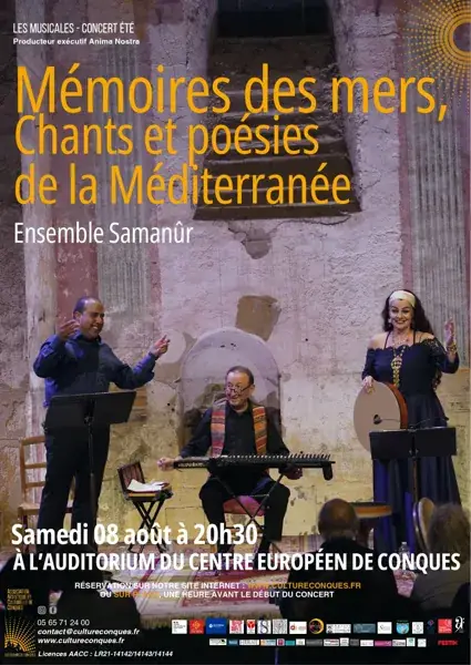 Concert Les Musicales : Mémoires des Mers - Ensemble Samanûr