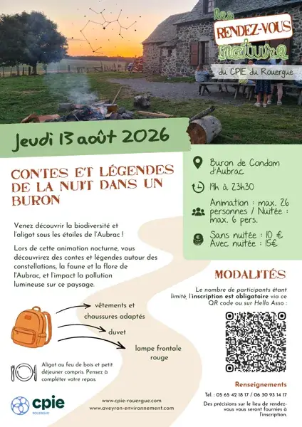 Contes et légendes de la nuit dans un buron