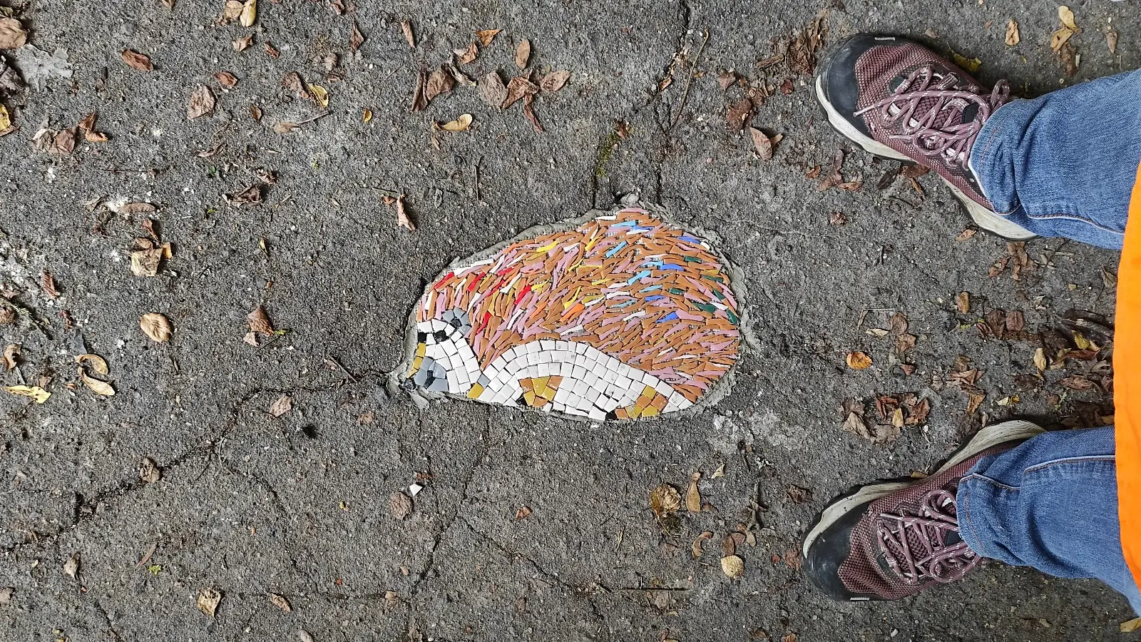 Fresque en mosaïque - chantier artistique !
