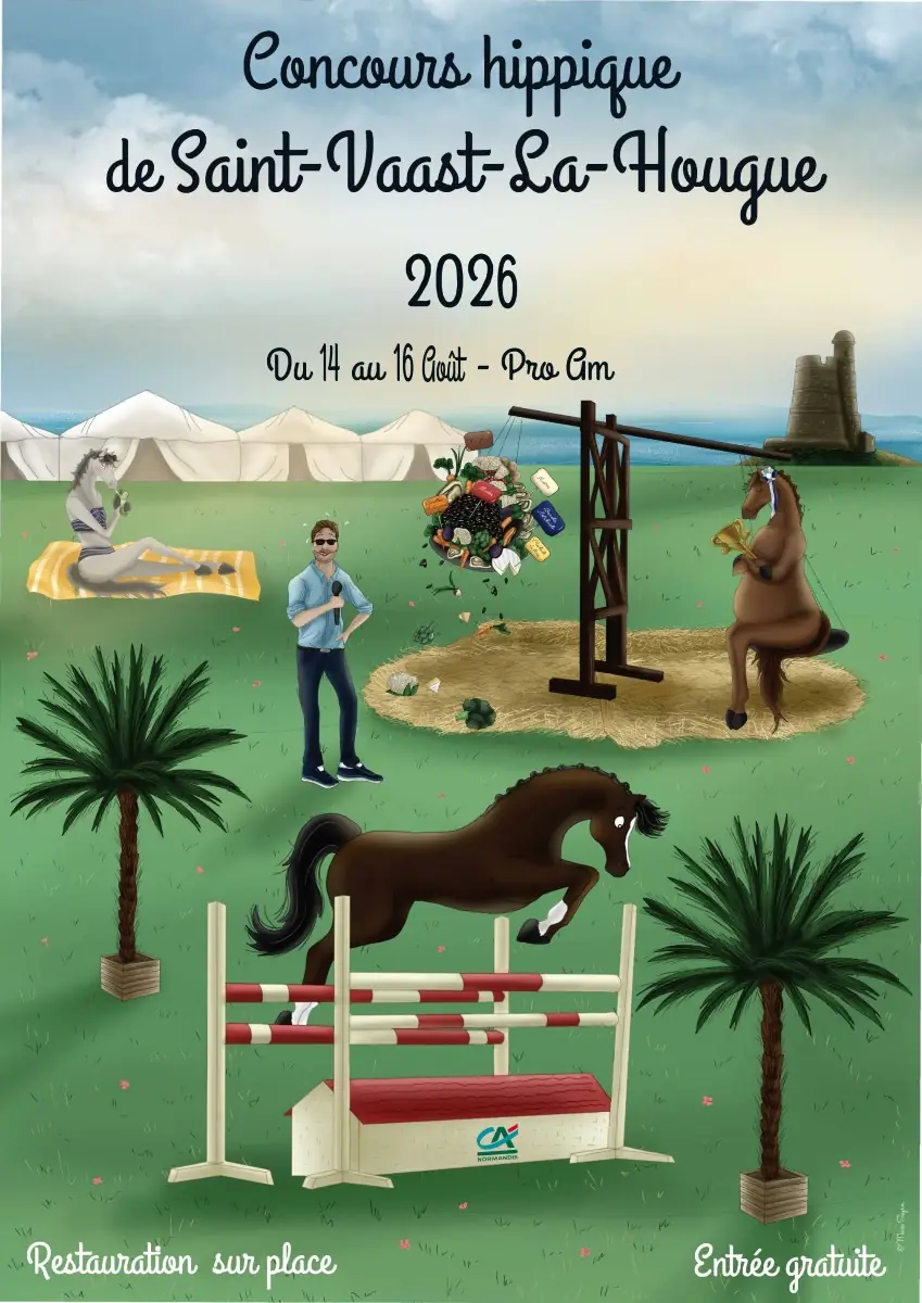 Concours hippique de St Vaast la Hougue