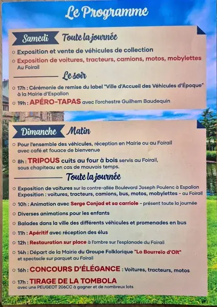 Festival des Véhicules d'Époques