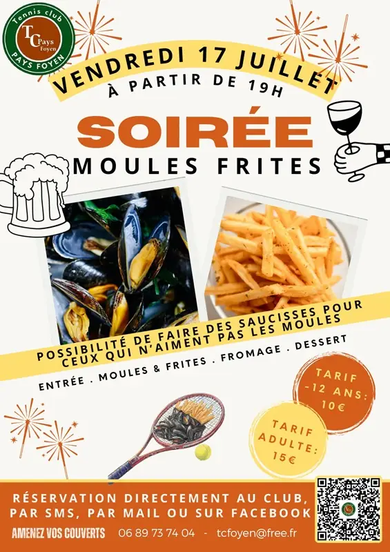 Quatre soirées estivales gourmandes au Tennis Club Pays Foyen