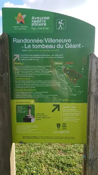 Le Tombeau du Géant - Parcours pédagogique, livret jeu