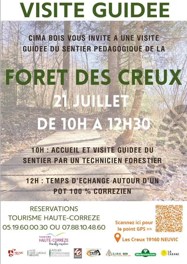 Visite guidée Forêt des Creux