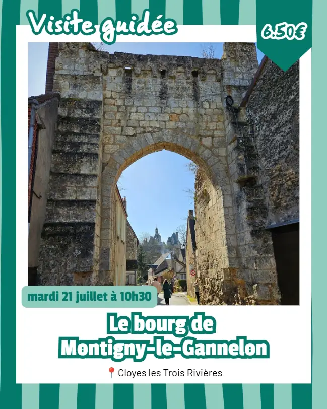 Visite guidée du bourg de Montigny-le-Gannelon