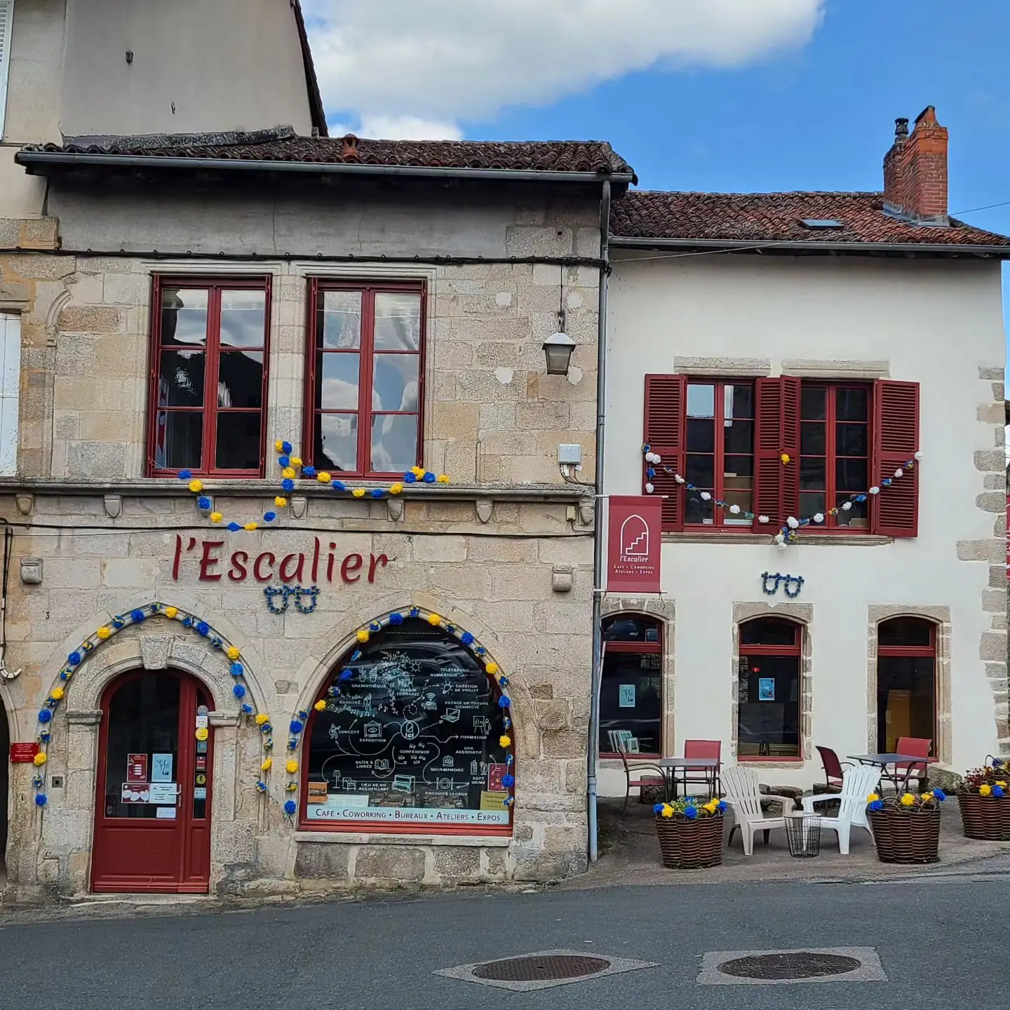 Café réparation à  l'Escalier