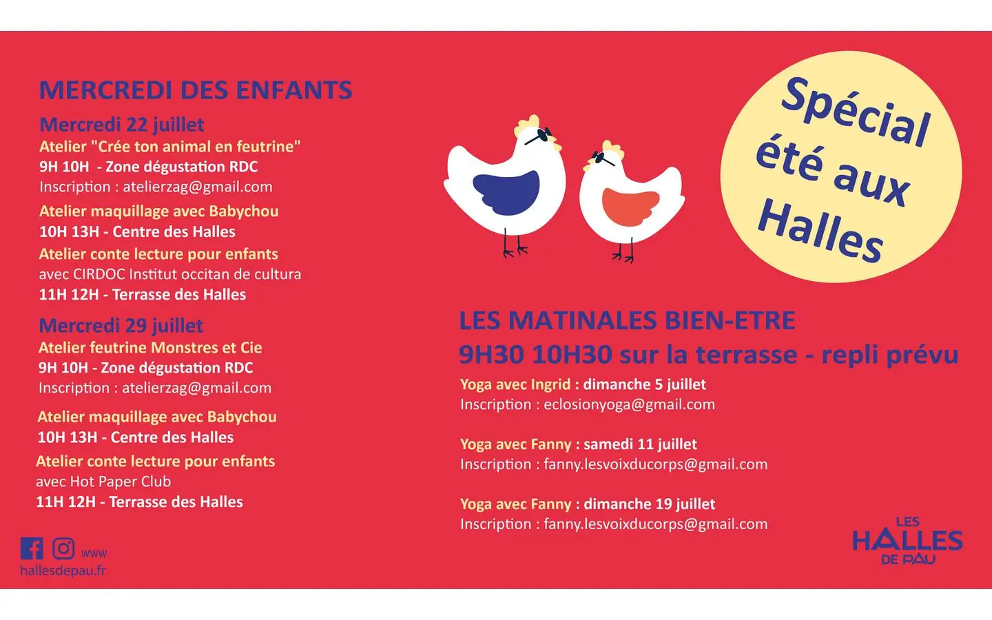 Halles de Pau - Yoga: les matinales bien-être