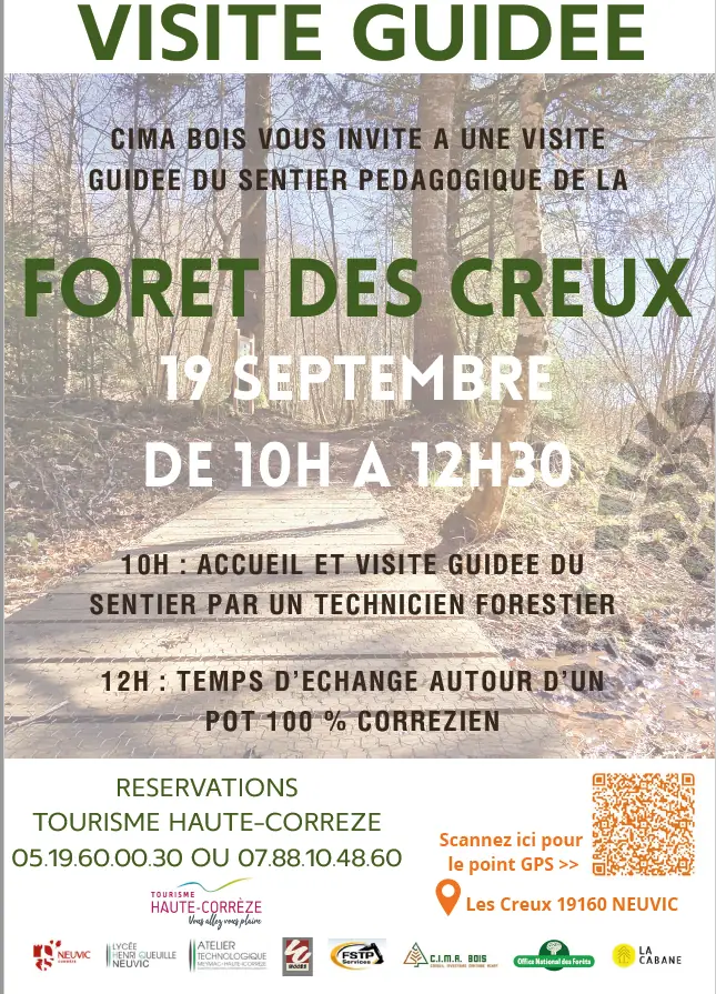 Visite guidée Forêt des Creux