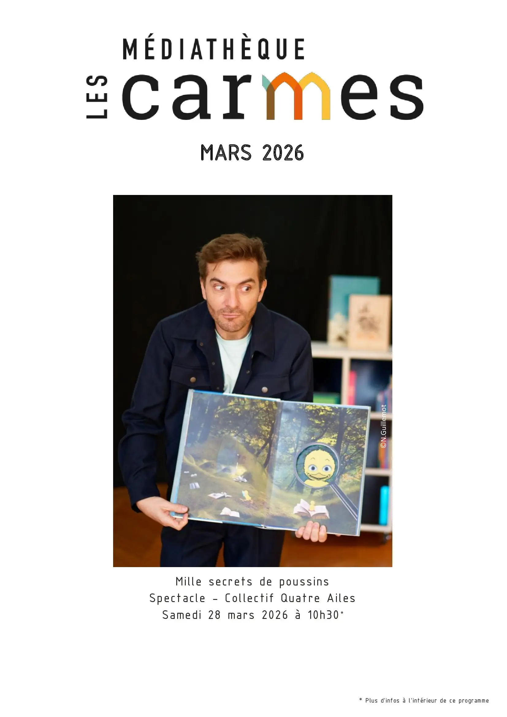 Programme médiathèque mars