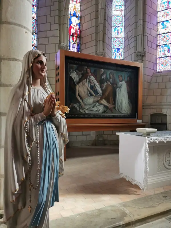 Église Saint Martin - Pietà de Jean Fouquet