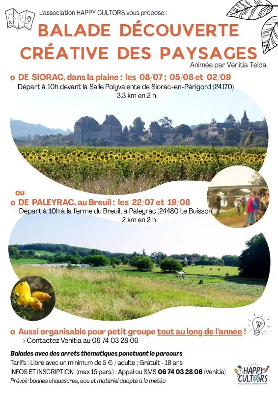 Balade découverte créative des paysages