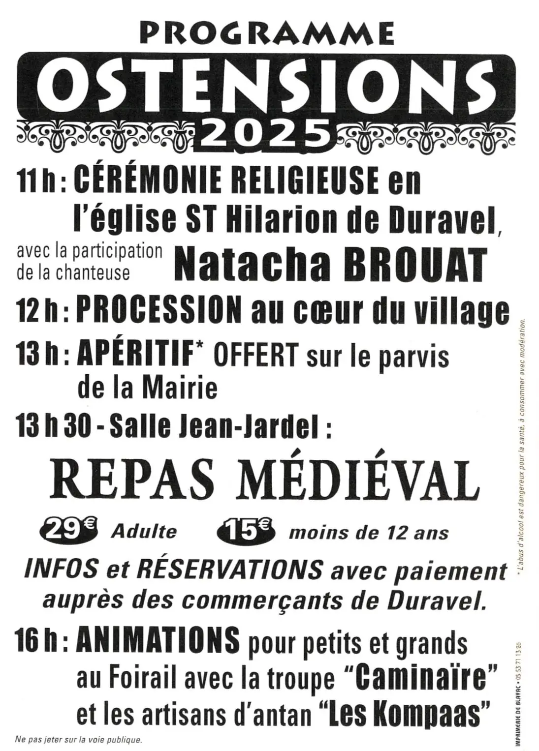 Ostensions 2025 à Duravel