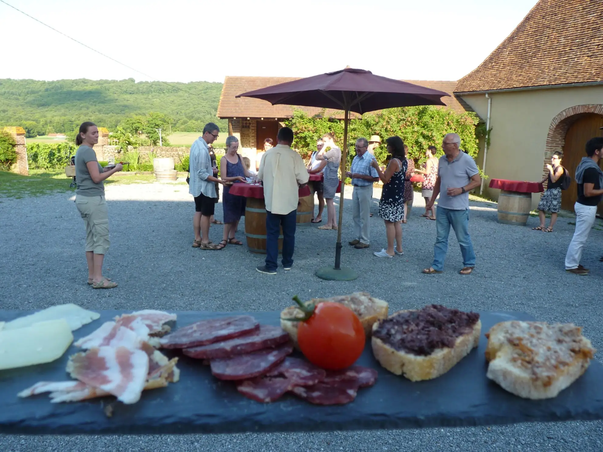 Apéro vigneron bio, au domaine Clos Basté