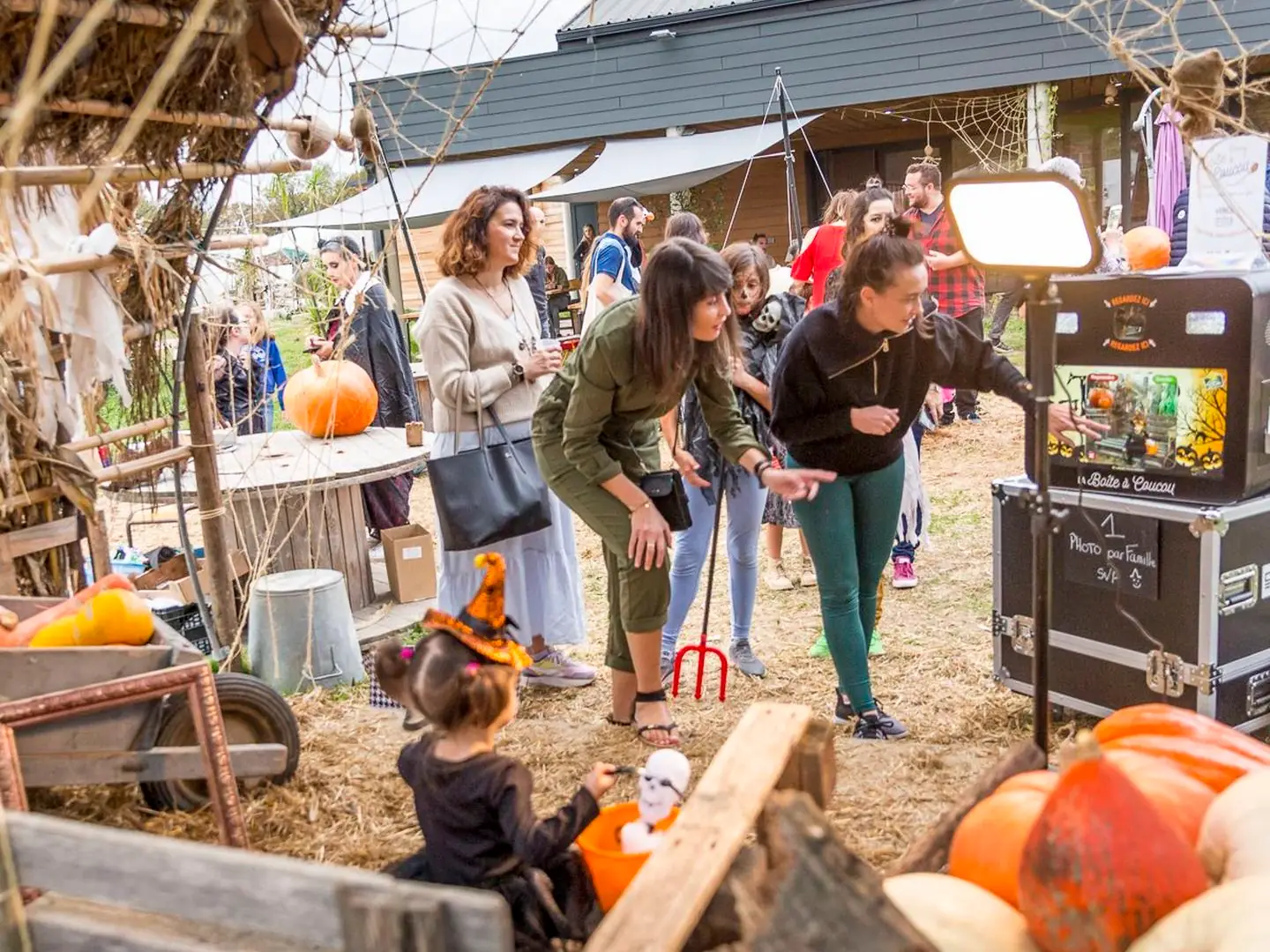 Fête de la citrouille et Halloween, à la Cueillette de l'Aragnon