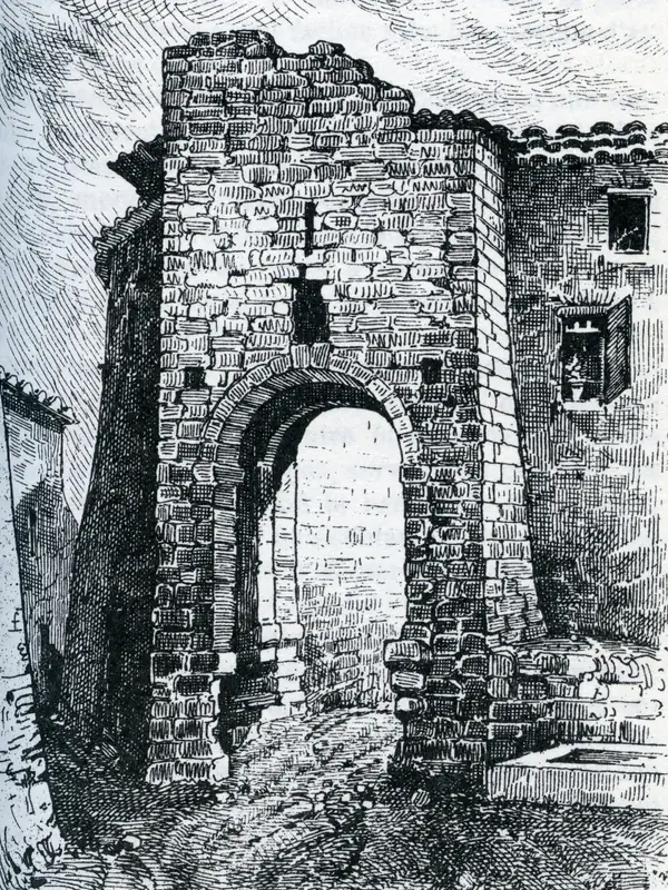 La porte Gachiou et les anciens remparts