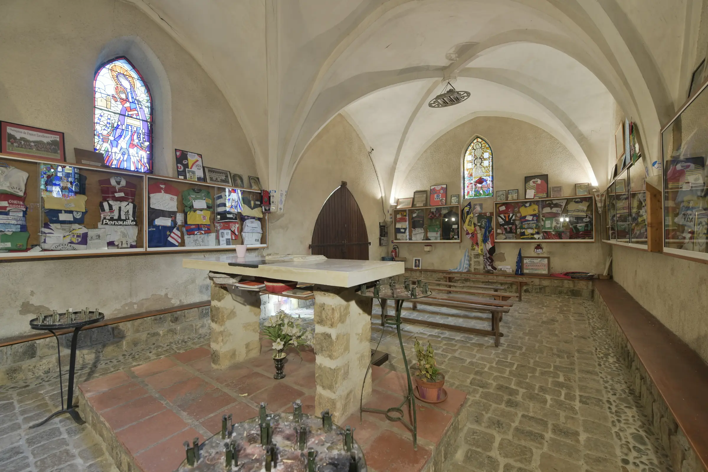 Chapelle Notre Dame du Rugby et sa salle d'exposition
