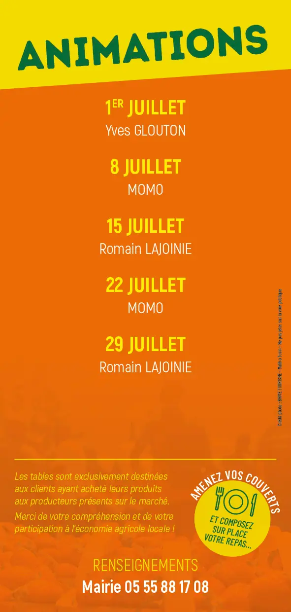 Marché des Producteurs de Pays d'Ussac