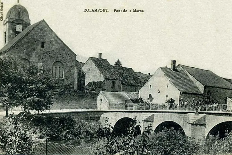 Pont de Marne à Rolampont