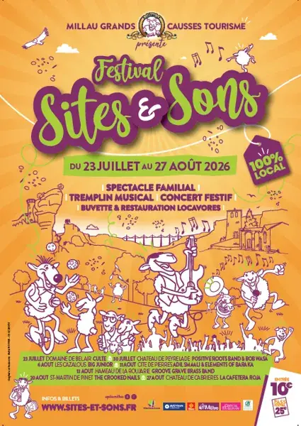 Festival Sites & Sons 2026 - 30 juillet - Château de Peyrelade -