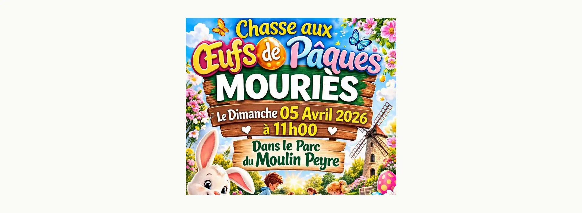Chasse aux oeufs de Pâques