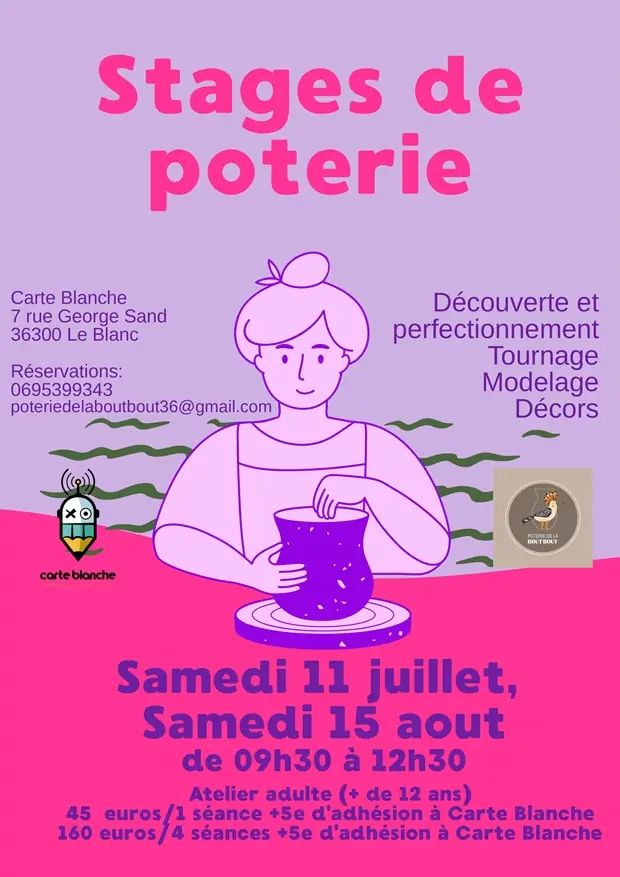 Stage de poterie