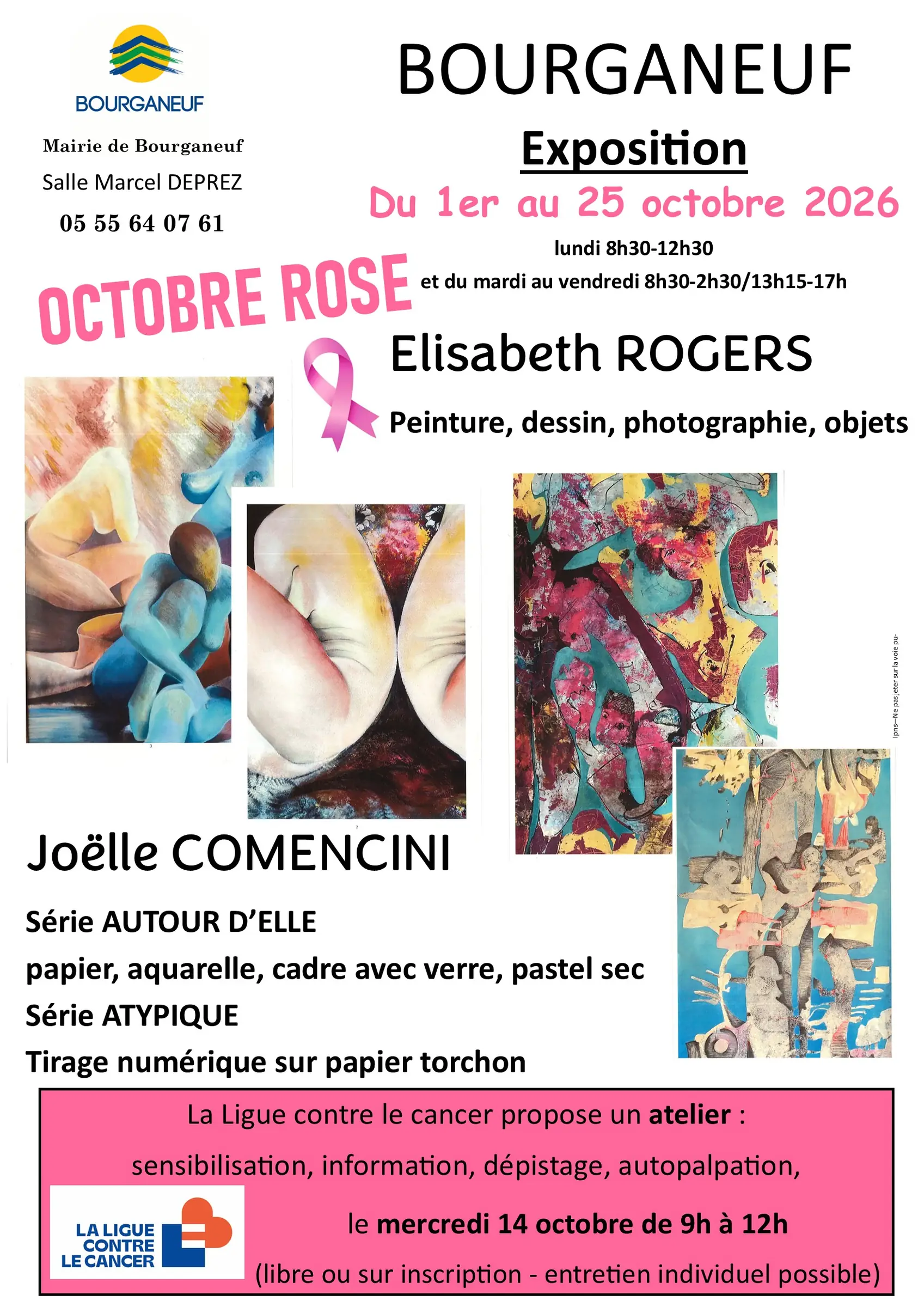 Exposition d'Elisabeth Rogers et Joëlle Comencini