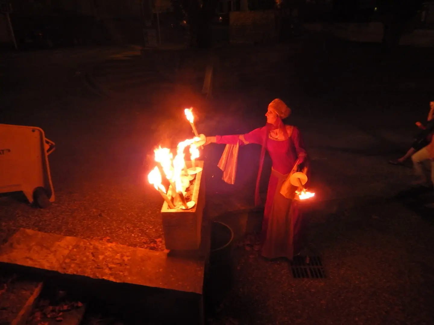 Lescar nocturne aux flambeaux