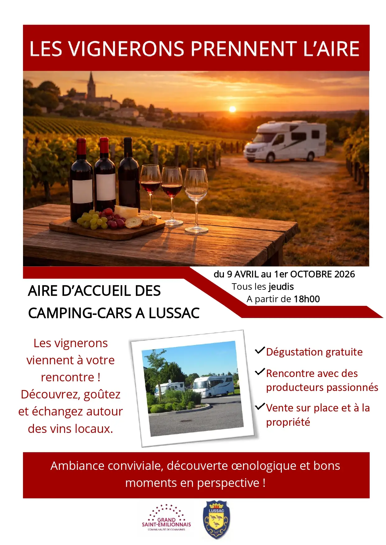 "Les vignerons prennent l'Aire" - Château du Bois Dumas