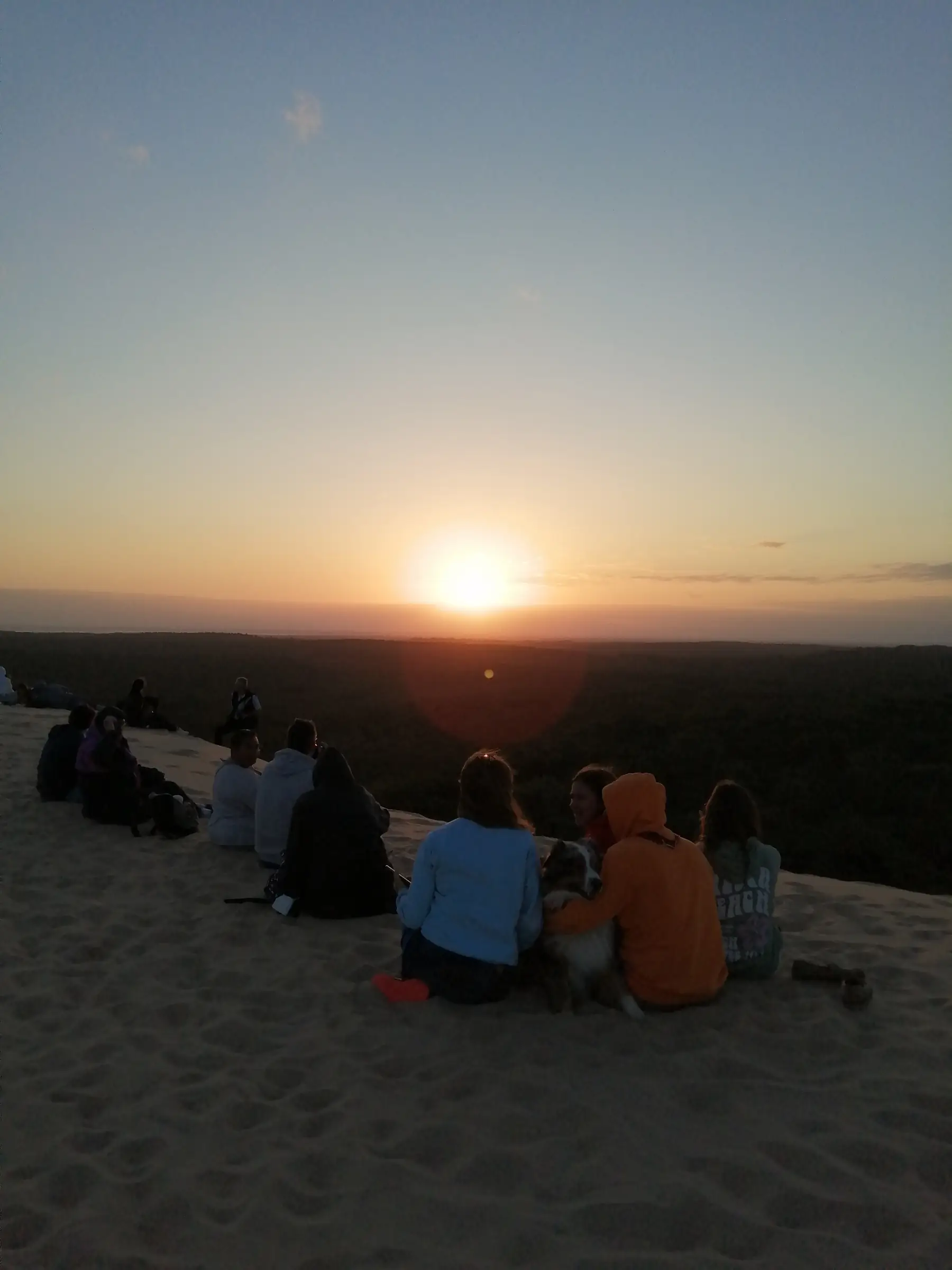 Lever du soleil sur la Dune du Pilat