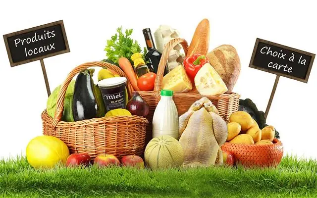 Marché de produits locaux