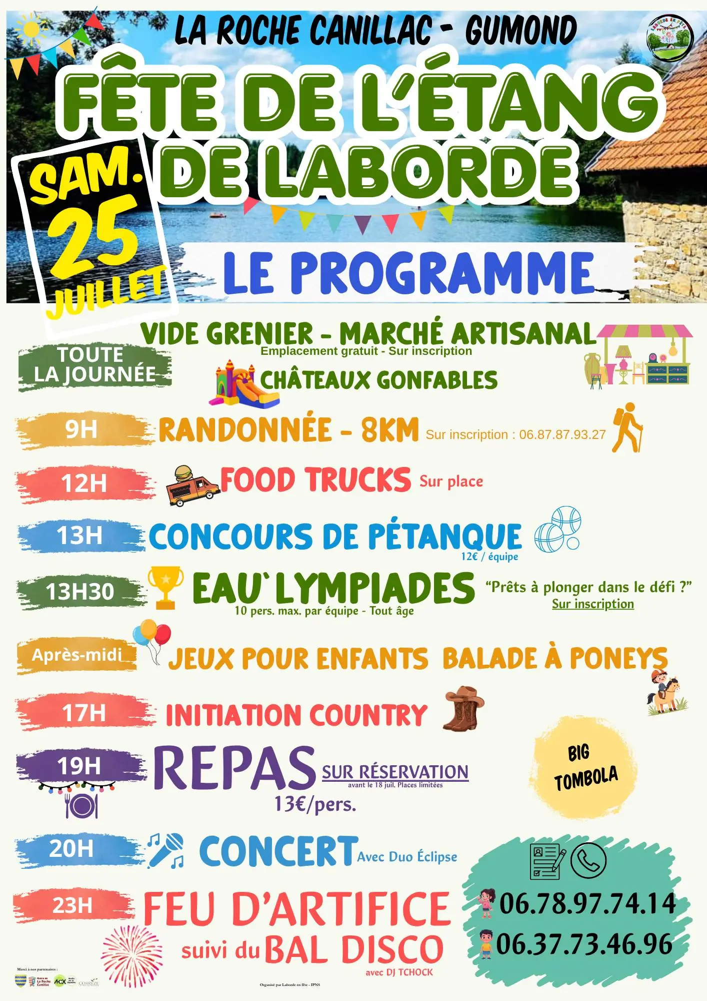 La Roche en fête - Fête de l'étang de laborde