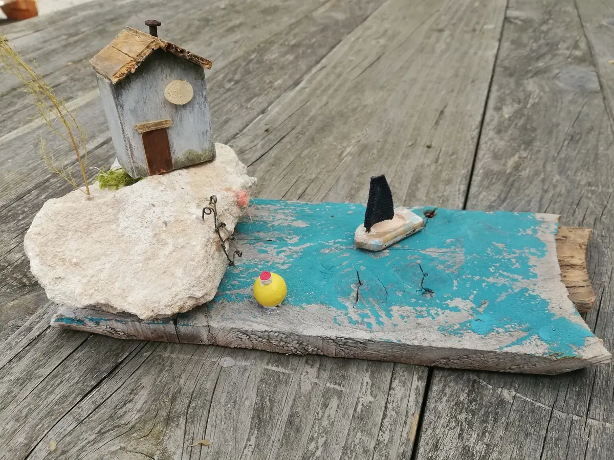 Atelier maquette diorama avec Déco palette