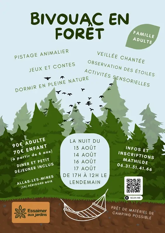 Bivouac en forêt