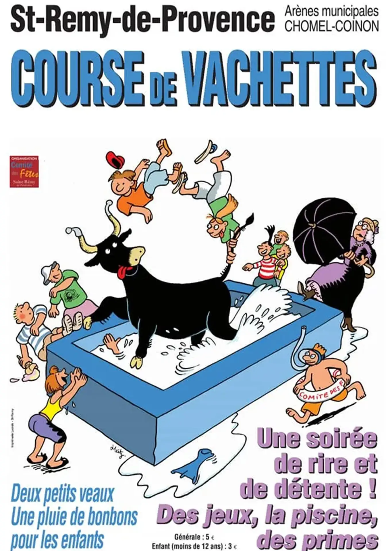 Courses de vachettes piscine - Comité des Fêtes