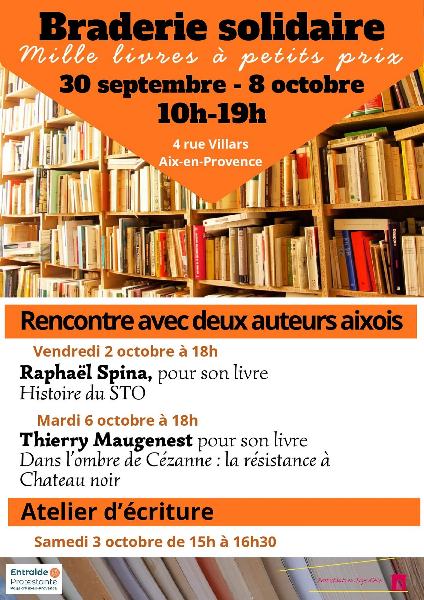 Braderie solidaire de livres