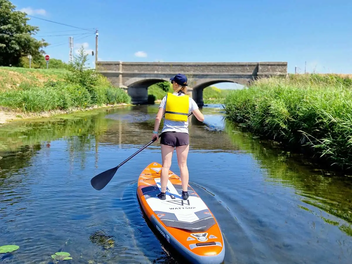 Balade en paddle/canoë-kayak sur l'Aure