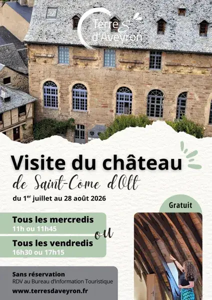 Visite guidée du château de Saint-Côme-d'Olt