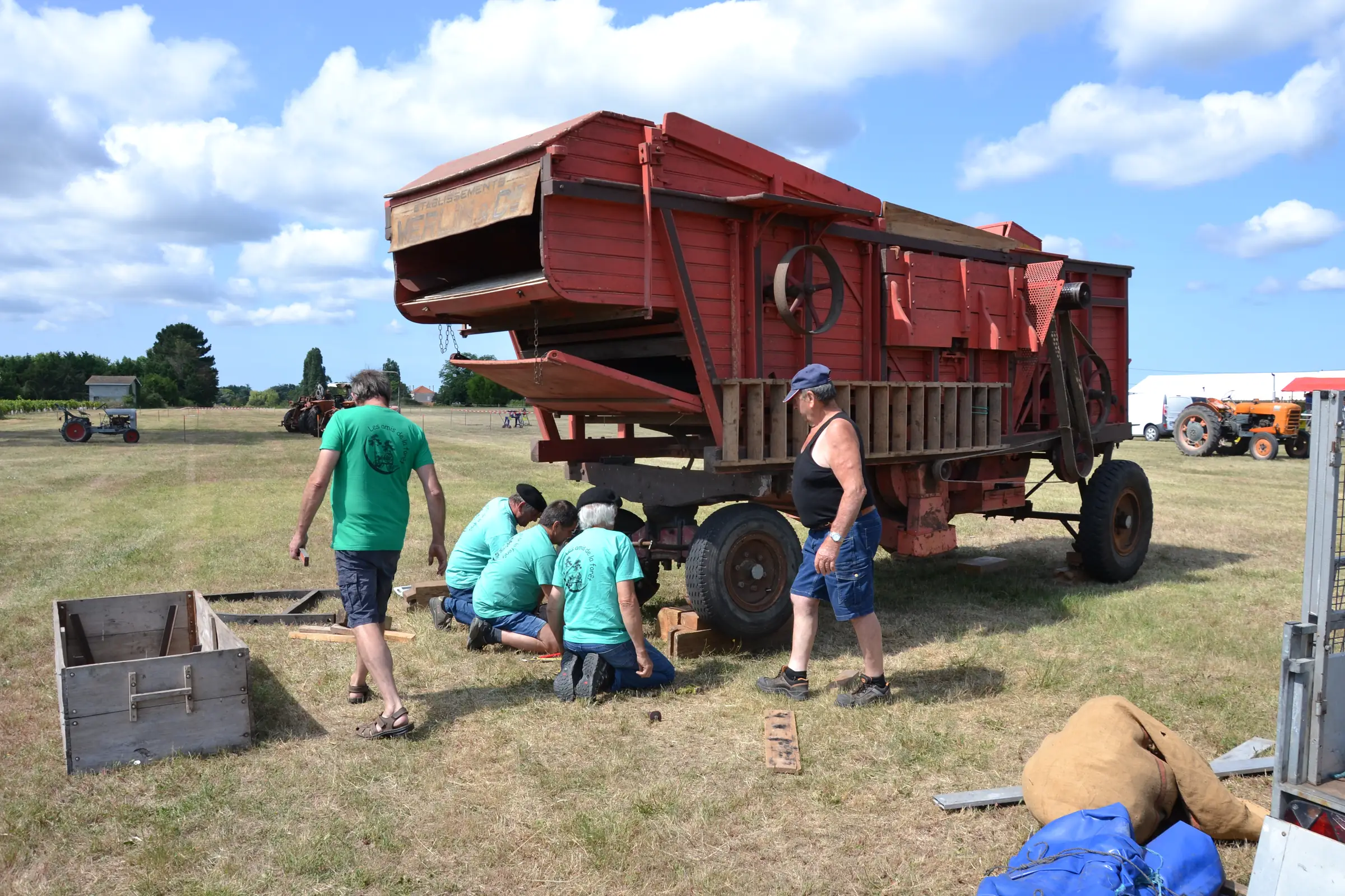 Fête des Battages à l'ancienne