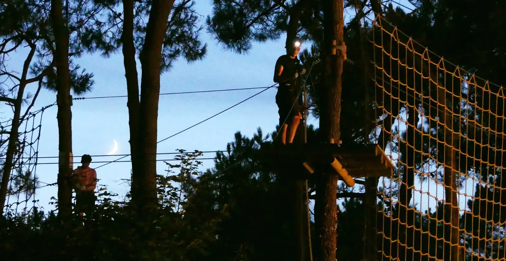 Soirées Accrobranche Nocturne - Etang de la Vallée