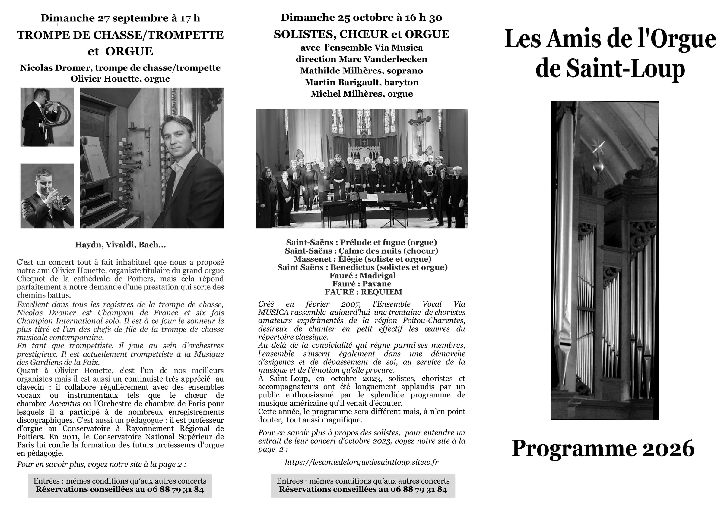 Concert - Orgue à 4 mains