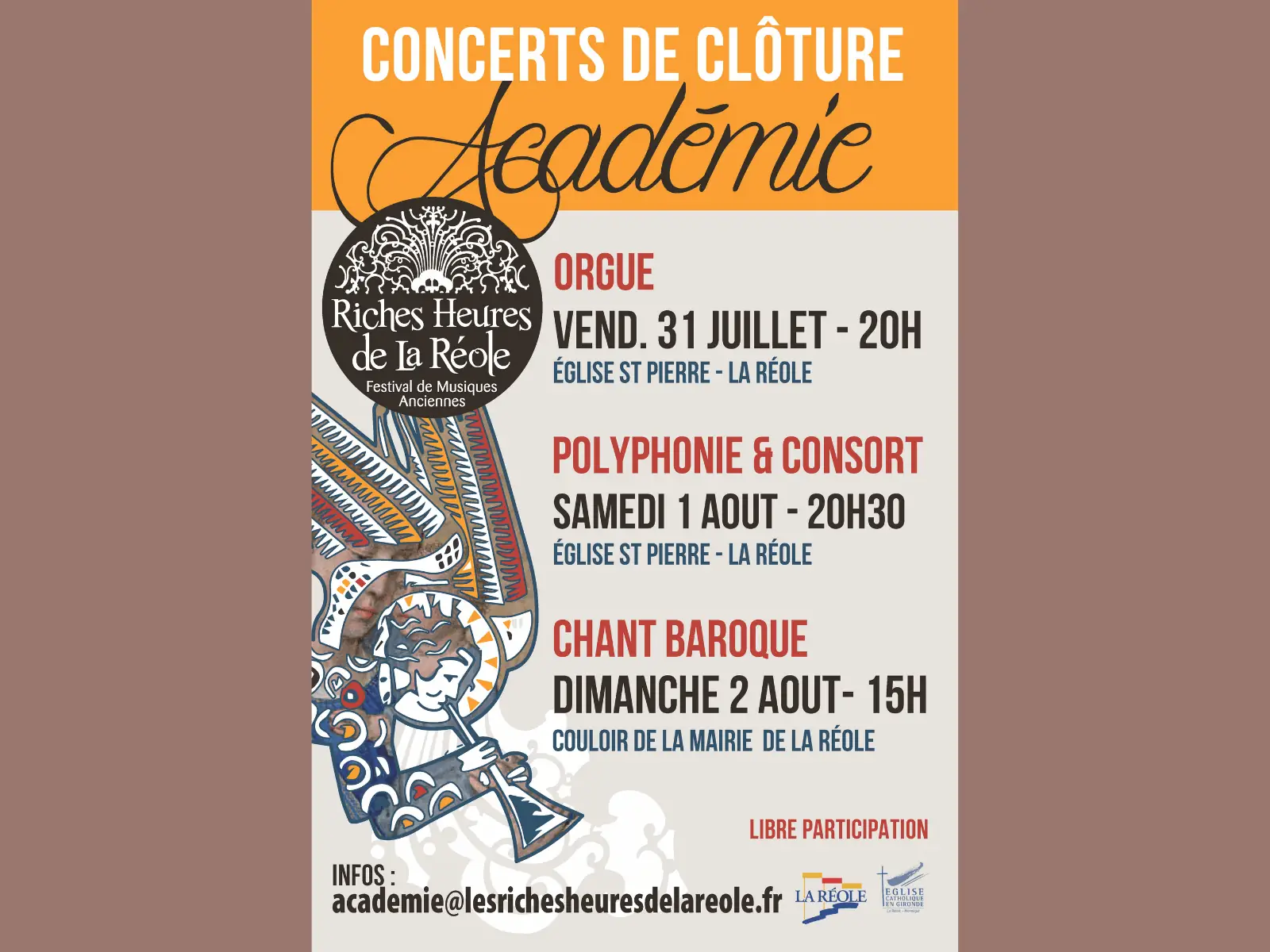 Concert des élèves d'orgue (académie d'été)