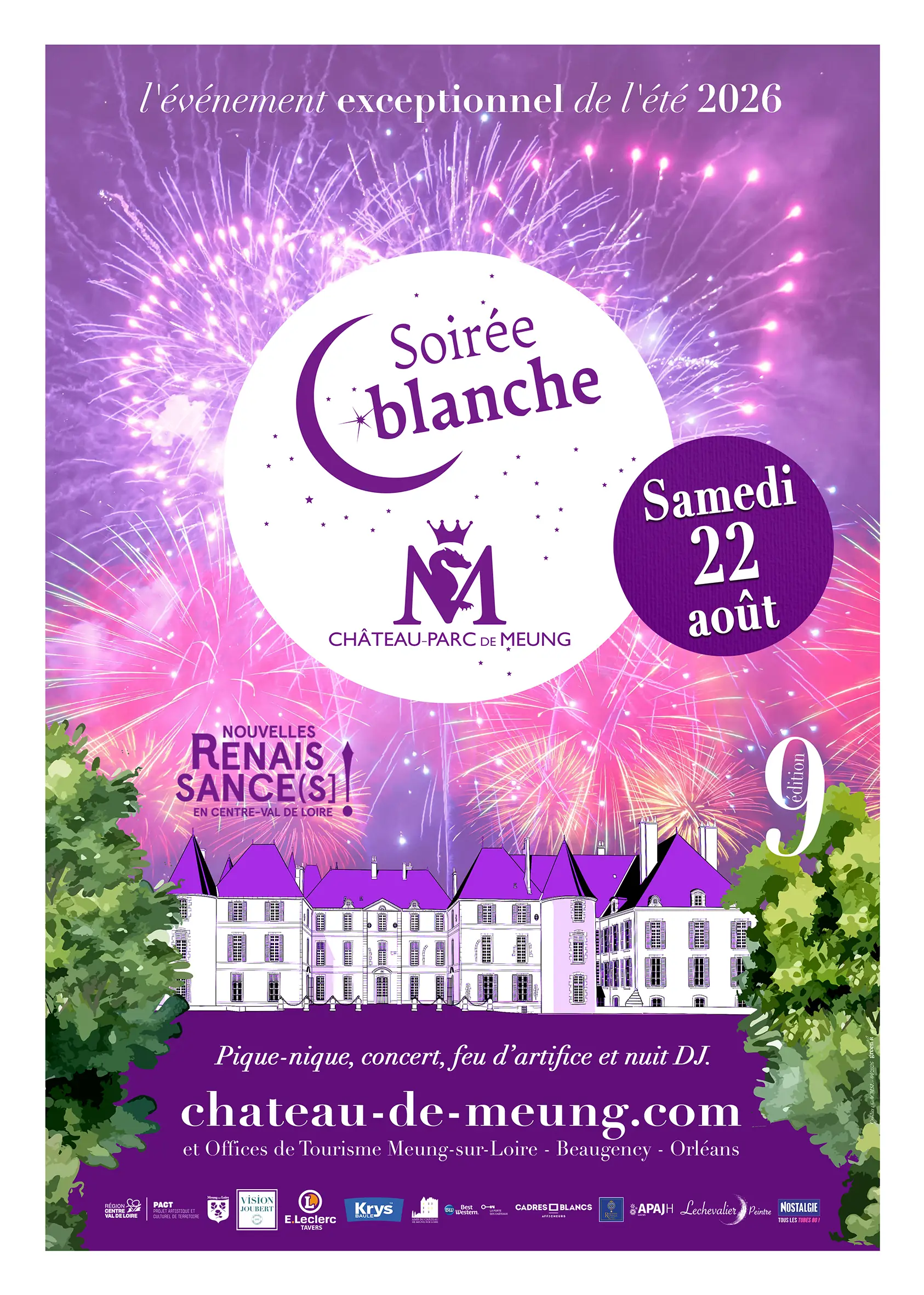 Soirée Blanche au Château de Meung