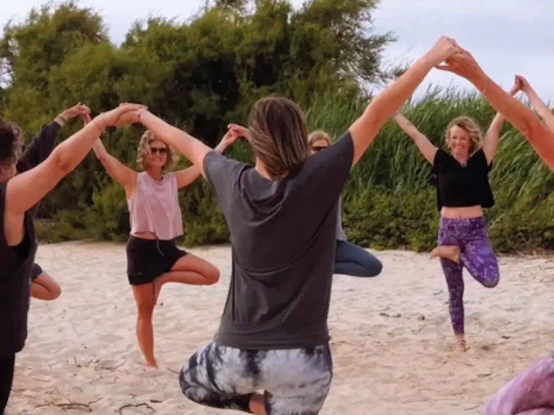 Yoga face au bassin
