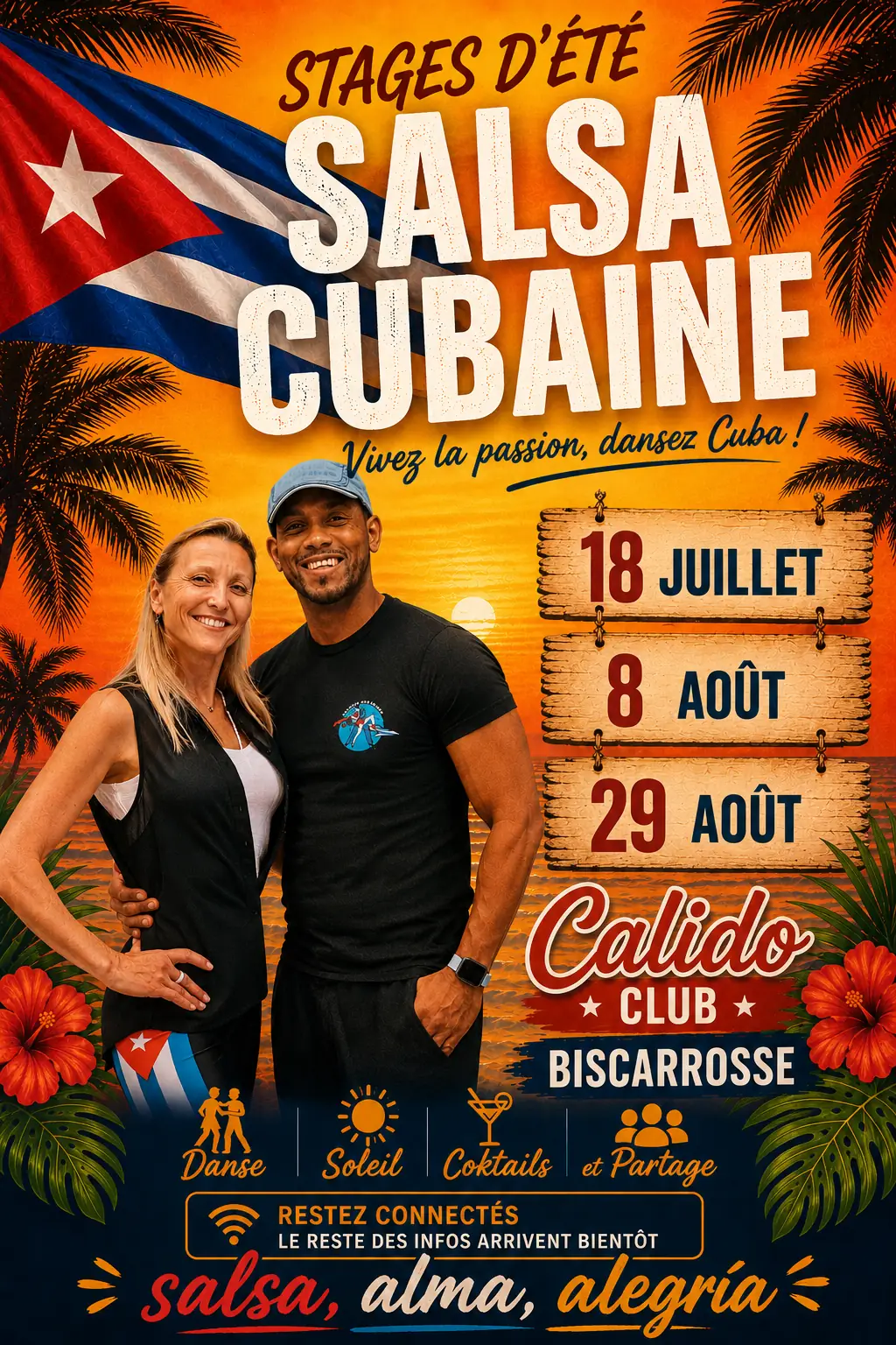Stages d'été : salsa cubaine